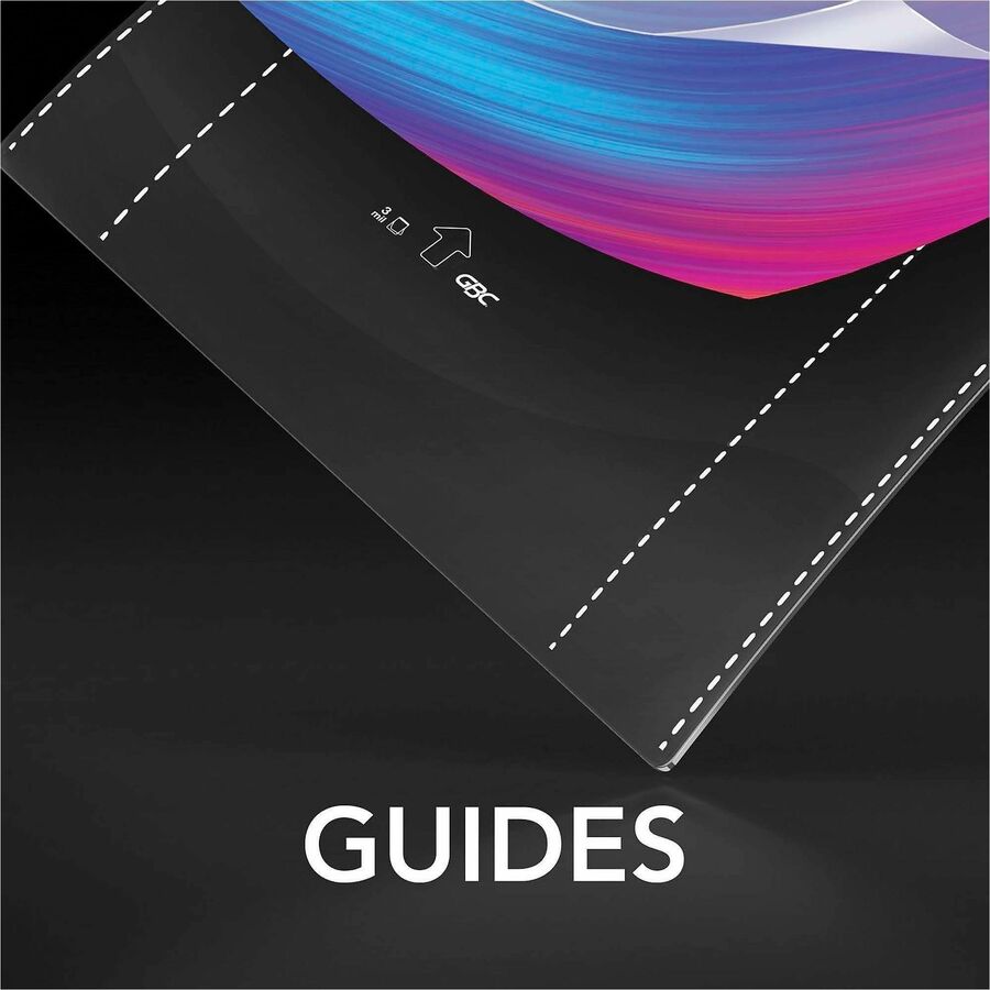 GBC Fusion EZUse Laminating Pouches - Sheet Size Supported: Menu - Laminating Pouch/Sheet Size: 5 mil Thickness - Glossy