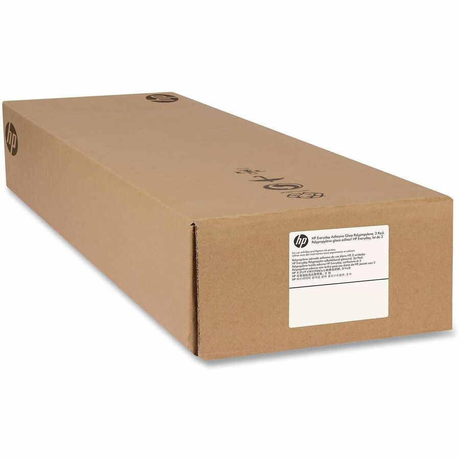 HP Permanent Matte Adhesive Vinyl - 35 63/64" x 65 39/64 ft - 150 g/m² Grammage - Matte - 2 / Carton