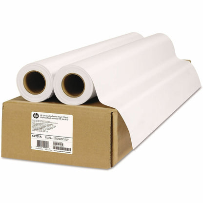 HP Permanent Matte Adhesive Vinyl - 35 63/64" x 65 39/64 ft - 150 g/m² Grammage - Matte - 2 / Carton