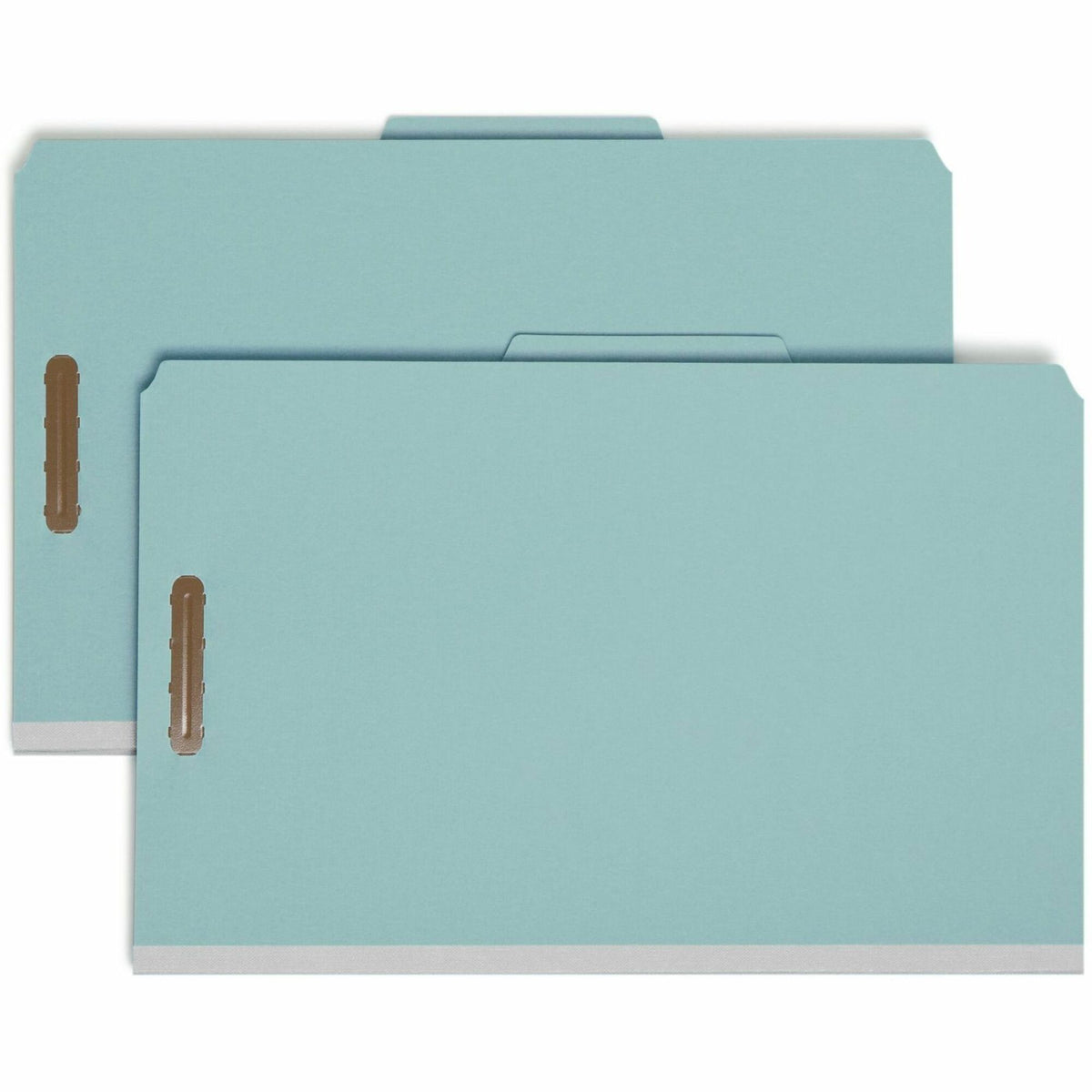 Smead 2/5 Tab Cut Legal Recycled Classification Folder - 8 1/2" x 14" - 3" Expansion - 2 x 2K Fastener - Top Tab Locatio