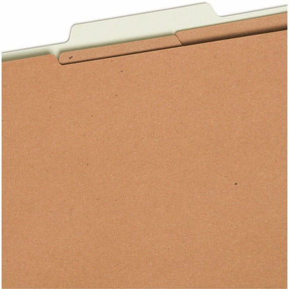 Smead 2/5 Tab Cut Legal Recycled Classification Folder - 8 1/2" x 14" - 3" Expansion - 2 x 2K Fastener - Top Tab Locatio