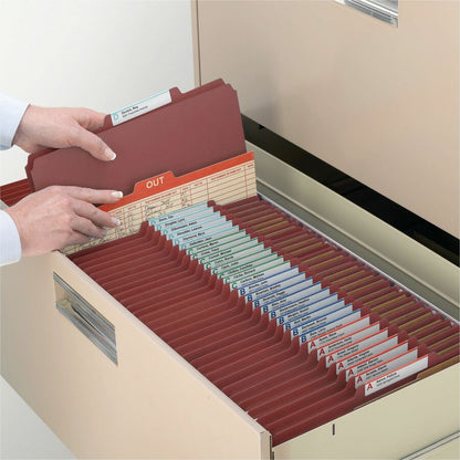 Smead 2/5 Tab Cut Legal Recycled Classification Folder - 8 1/2" x 14" - 3" Expansion - 2 x 2K Fastener - Top Tab Locatio