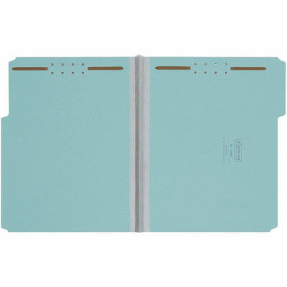 Smead 1/3 Tab Cut Letter Recycled Fastener Folder - 8 1/2" x 11" - 125 Sheets Capacity - 1" Expansion - 2 x 2K Fastener 