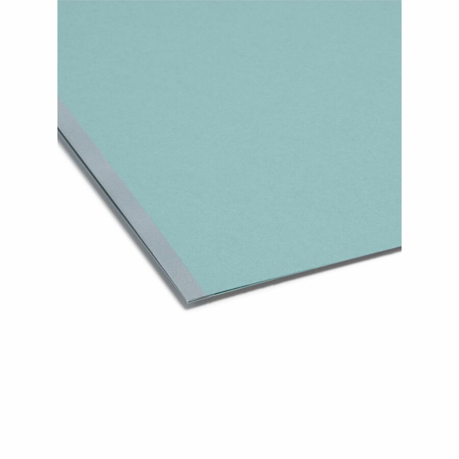 Smead 1/3 Tab Cut Letter Recycled Fastener Folder - 8 1/2" x 11" - 125 Sheets Capacity - 1" Expansion - 2 x 2K Fastener 