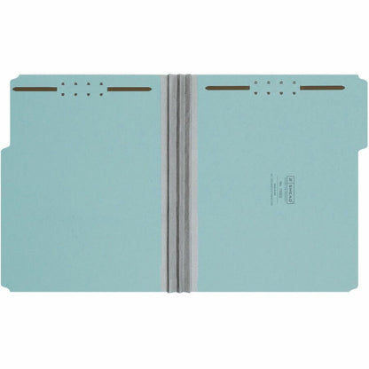 Smead 1/3 Tab Cut Letter Recycled Fastener Folder - 8 1/2" x 11" - 3" Expansion - 2 x 2K Fastener - Assorted Tab Positio