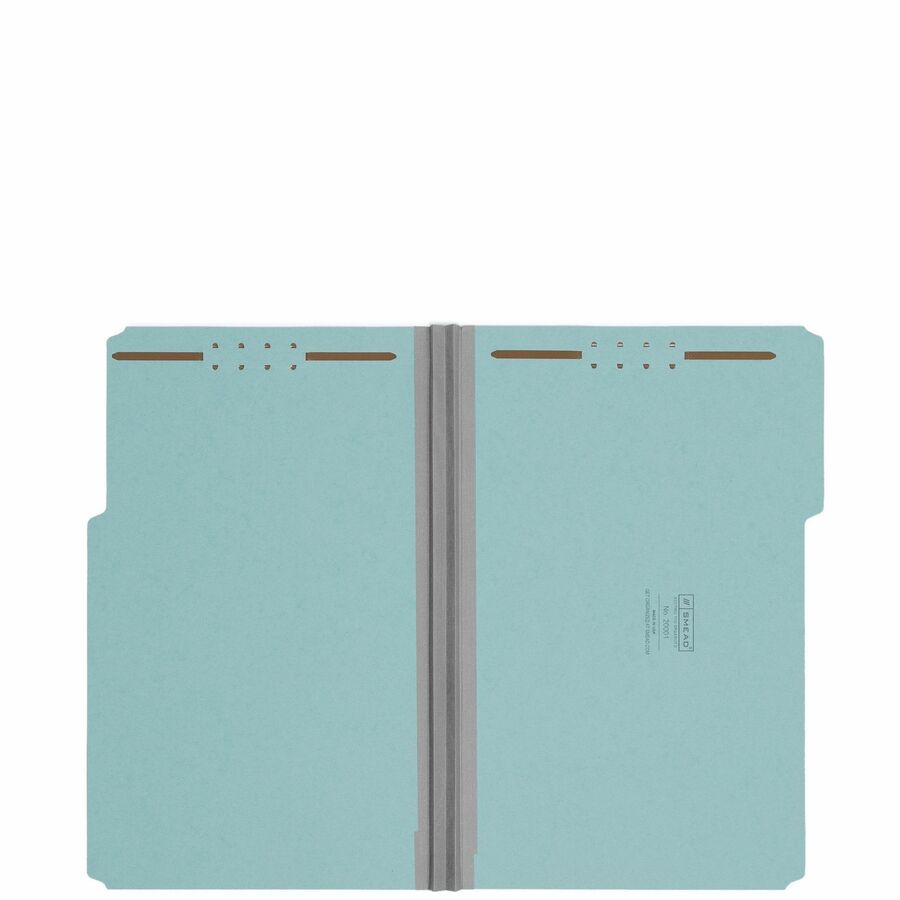 Smead 1/3 Tab Cut Legal Recycled Fastener Folder - 9 1/2" x 14 5/8" - 2" Expansion - 2 x 2K Fastener - Folder - Assorted