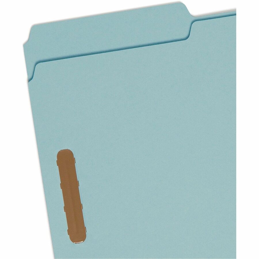 Smead 1/3 Tab Cut Legal Recycled Fastener Folder - 9 1/2" x 14 5/8" - 3" Expansion - 2 x 2K Fastener - Folder - Assorted