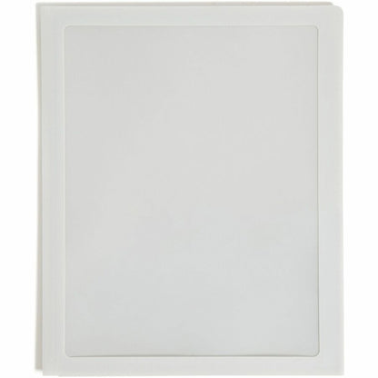 Smead Letter Pocket Folder - 8 1/2" x 11" - 50 Sheets Capacity - 2 Pocket - Polypropylene - Oyster - 5 / Pack