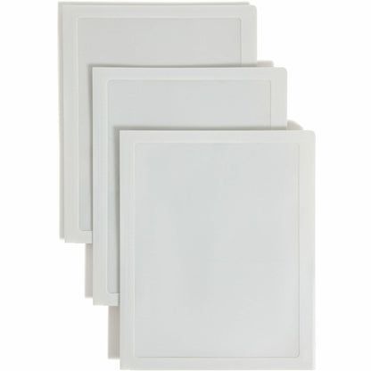 Smead Letter Pocket Folder - 8 1/2" x 11" - 50 Sheets Capacity - 2 Pocket - Polypropylene - Oyster - 5 / Pack