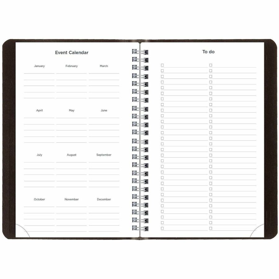 Blueline Weekly Academic Planner - Julian Dates - Weekly - July 2026 to July 2027 - 1 Week Double Page Layout - 5" x 8" 