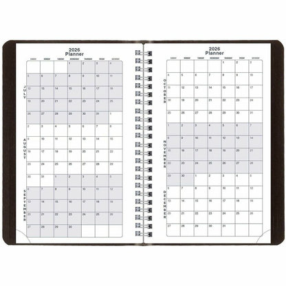 Blueline Weekly Academic Planner - Julian Dates - Weekly - July 2026 to July 2027 - 1 Week Double Page Layout - 5" x 8" 