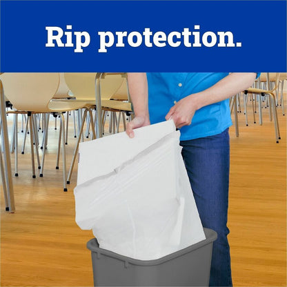 Glad ForceFlex Tall Kitchen Drawstring Trash Bags - 13 gal Capacity - 27" Length x 24" Width x 0.72 mil (18 Micron) Thic