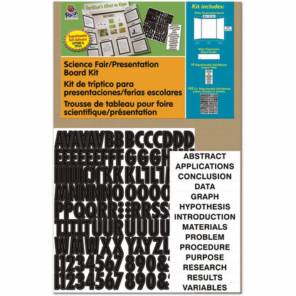 Pacon Science Fair Presentation Board - Science Project - 48" Height x 36" Width - White - 1 Kit