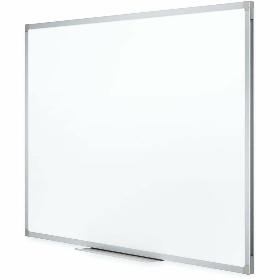 Mead Basic Dry-Erase Board - 48" (4 ft) Width x 36" (3 ft) Height - White Melamine Surface - Silver Aluminum Frame - Dur
