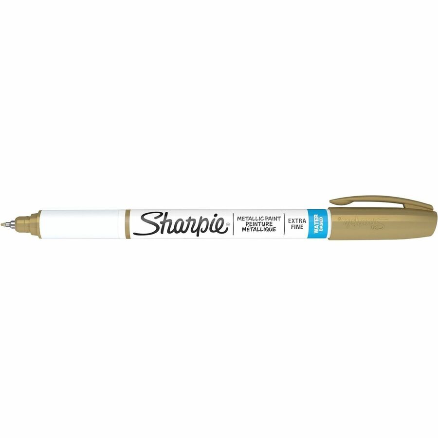 Sharpie Water-Based Glitter Paint Marker - Gold, Silver, Copper Rose Ink - Water Based - 3 / Pack