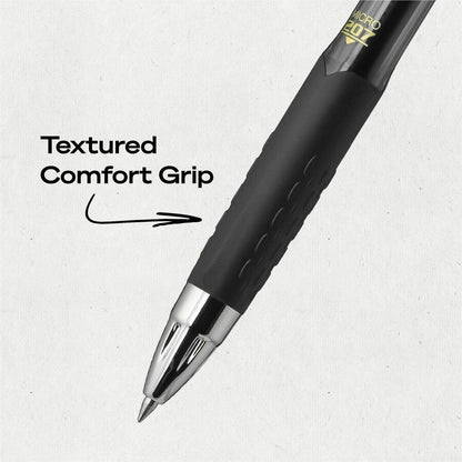 uniball™ 207 Gel Pen - 0.5 mm Pen Point - Refillable - Retractable - Black Ink - Pigment-based - 12 / Dozen