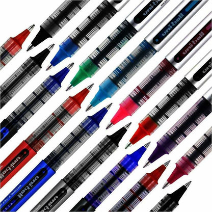 uniball™ Vision Rollerball Pens - 0.7 mm Pen Point - Black Ink - Pigment-based - 12 / Dozen