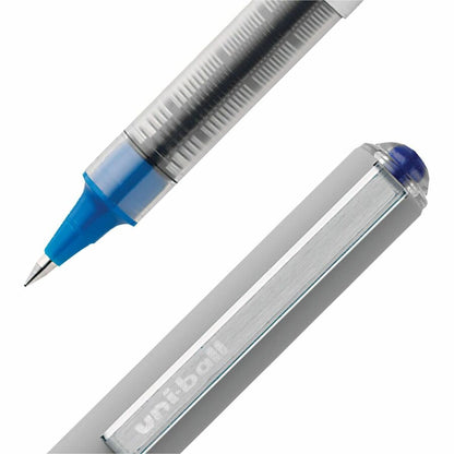 uniball™ Vision Rollerball Pens - 0.7 mm Pen Point - Blue Ink - Pigment-based - 12 / Dozen