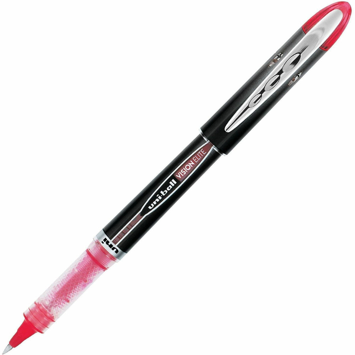 uniball™ Vision Elite Rollerball Pen - 0.5 mm Micro Pen Point - Red Ink - Pigment-based - 1 Each