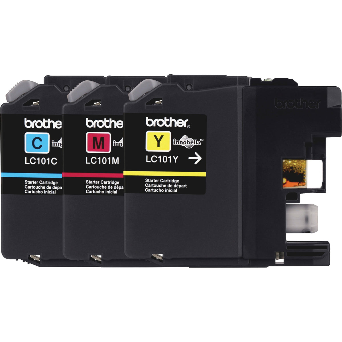 Brother Innobella LC1013PKS Original Standard Yield Inkjet Ink Cartridge - Cyan, Magenta, Yellow - 3 / Pack - 300 Pages
