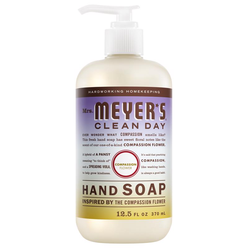 Mrs. Meyer's Clean Day Compassion Flower Scent Liquid Hand Soap 12.5 oz