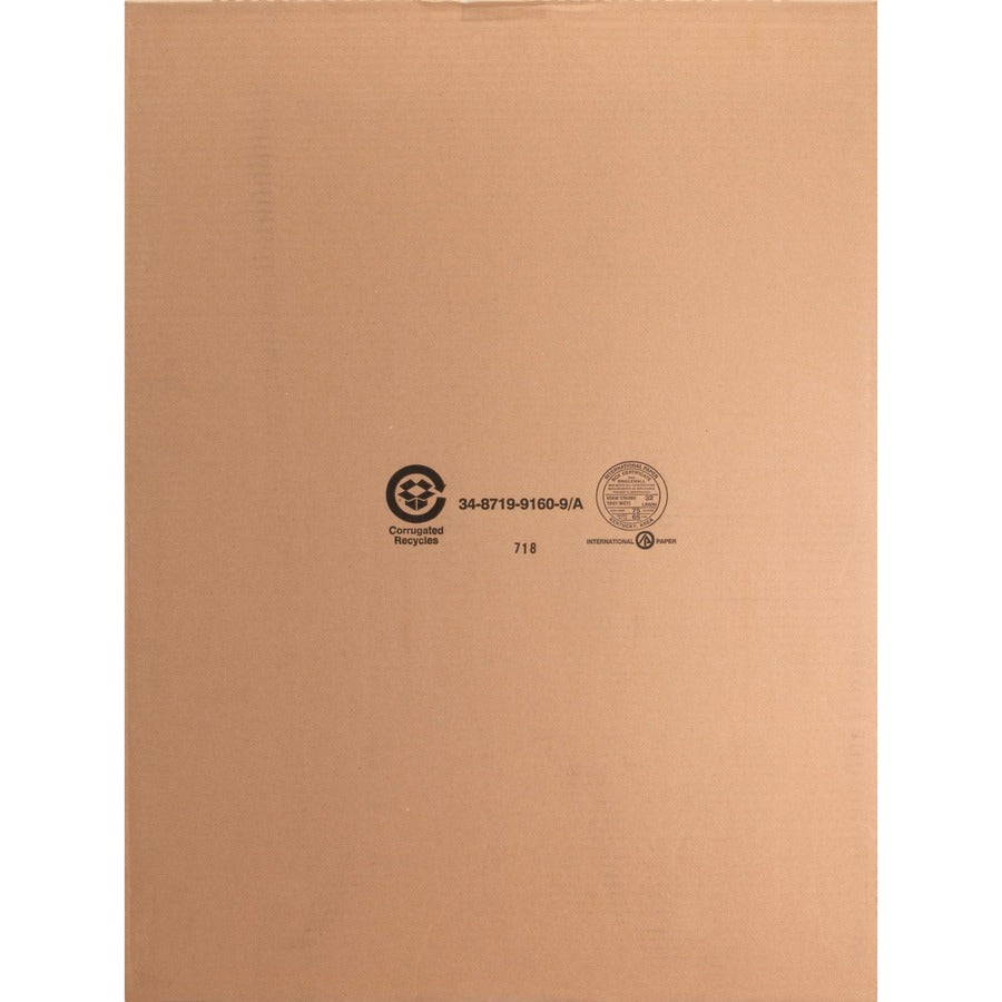 Business Source 25"x30" Self-stick Easel Pads - 30 Sheets - Plain - 25" x 30" Sheet Size - White Paper - Cardboard Cover