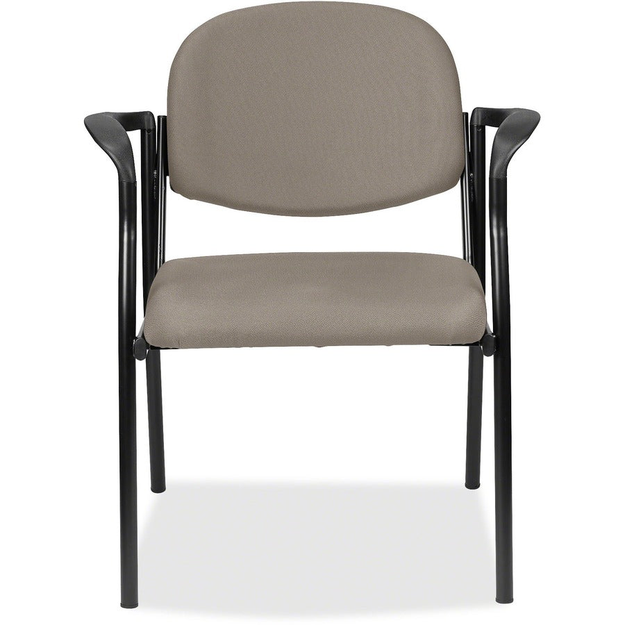 Eurotech Dakota Guest Chair With Arms - Fossil Seat Color - Fabric Seat Material - Fossil Back Color - Fabric Back Mater