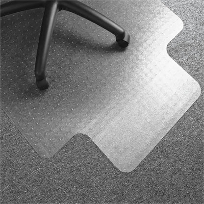 Floortex Computex® Anti-Static Vinyl Lipped Chair Mat for Carpets up to 3/8" - 36" x 48" - Carpeted Floor, Carpet, Elect