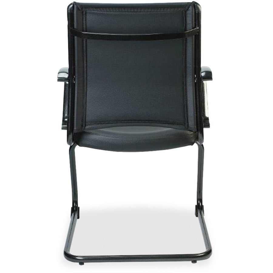 Eurotech europa LE333TNM Guest Chair - Black Seat Color - Leather Seat Material - Black Back Color - Leather Back Materi