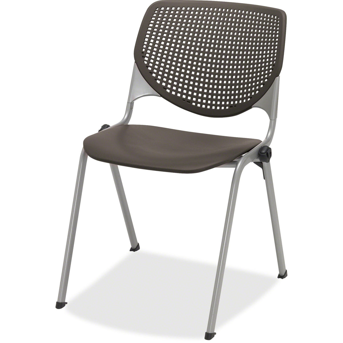 KFI 2300 Kool Series - Polypropylene Seat Material - Polypropylene, Aluminum Alloy Back Material - Silver, Powder Coated