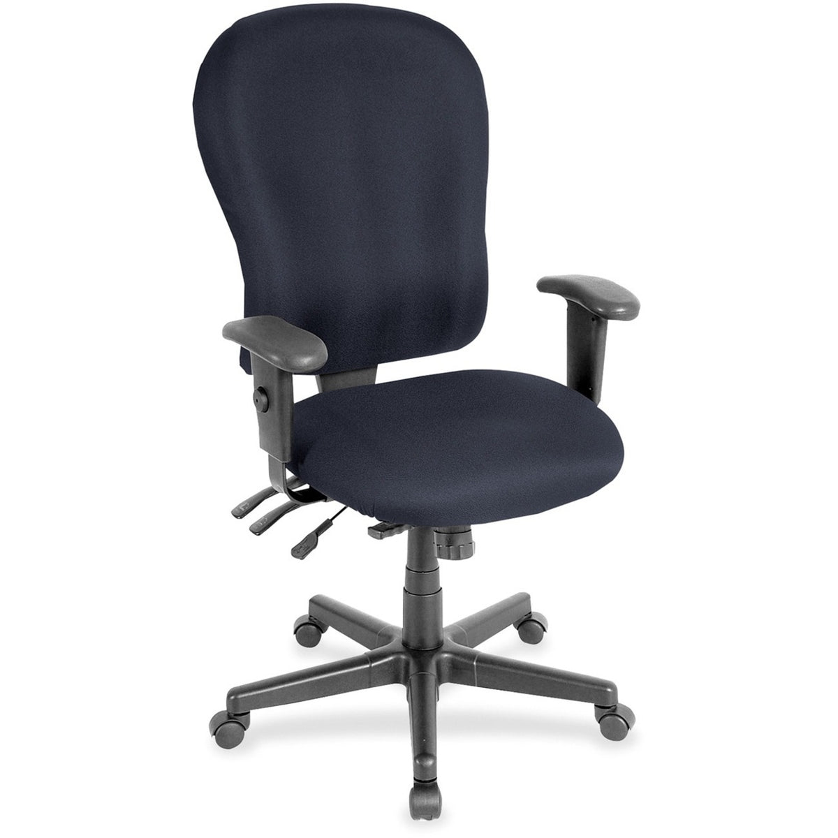 Eurotech 4x4 XL FM4080 High Back Executive Chair - Navy Seat Color - Fabric Seat Material - Navy Back Color - Fabric Bac