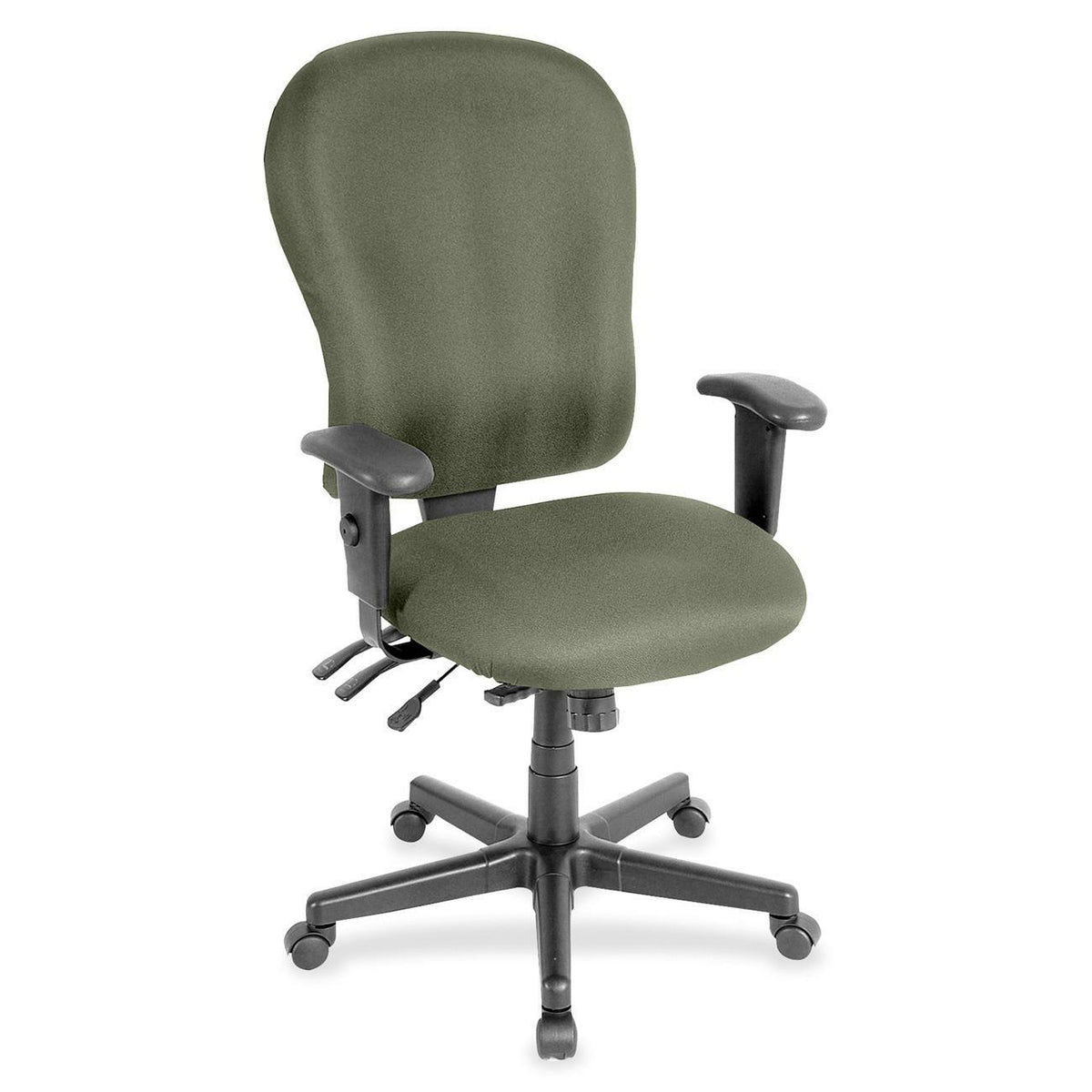 Eurotech 4x4 XL FM4080 High Back Executive Chair - Sage Seat Color - Fabric Seat Material - Sage Back Color - Fabric Bac