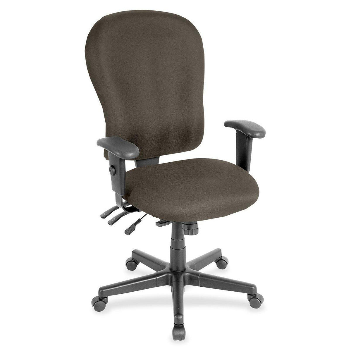 Eurotech 4x4 XL FM4080 High Back Executive Chair - Stonewall Seat Color - Fabric Seat Material - Stonewall Back Color - 