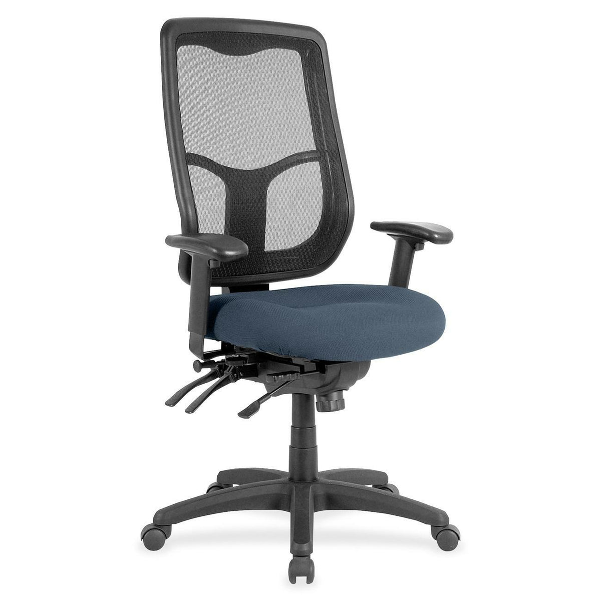 Eurotech Apollo MFHB9SL Executive Chair - Chesapeake Seat Color - Fabric Seat Material - 5-star Base - Shire Chesapeake 