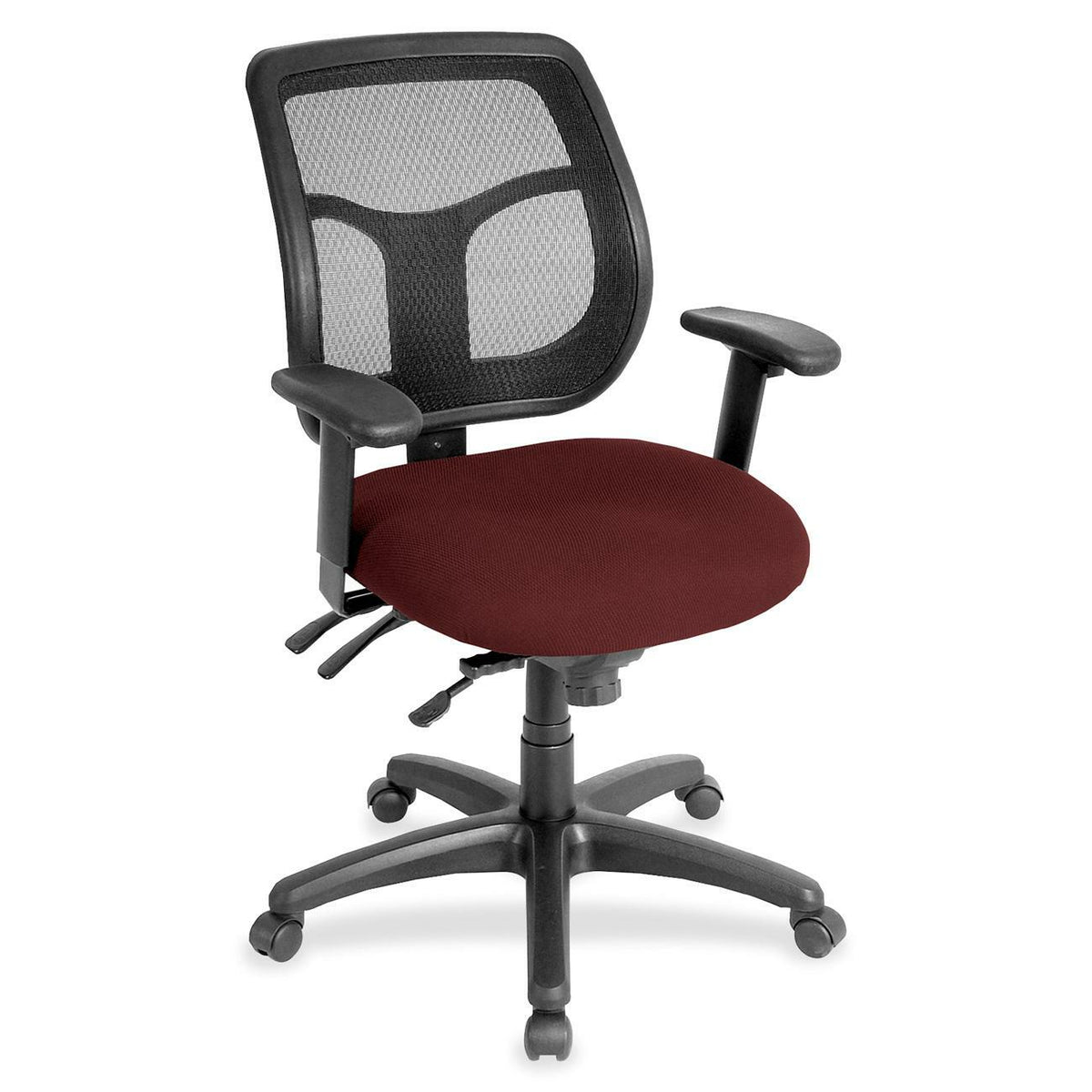 Eurotech Apollo Task Chair - Port Seat Color - Fabric Seat Material - 5-star Base - Forte Port - 1 Each