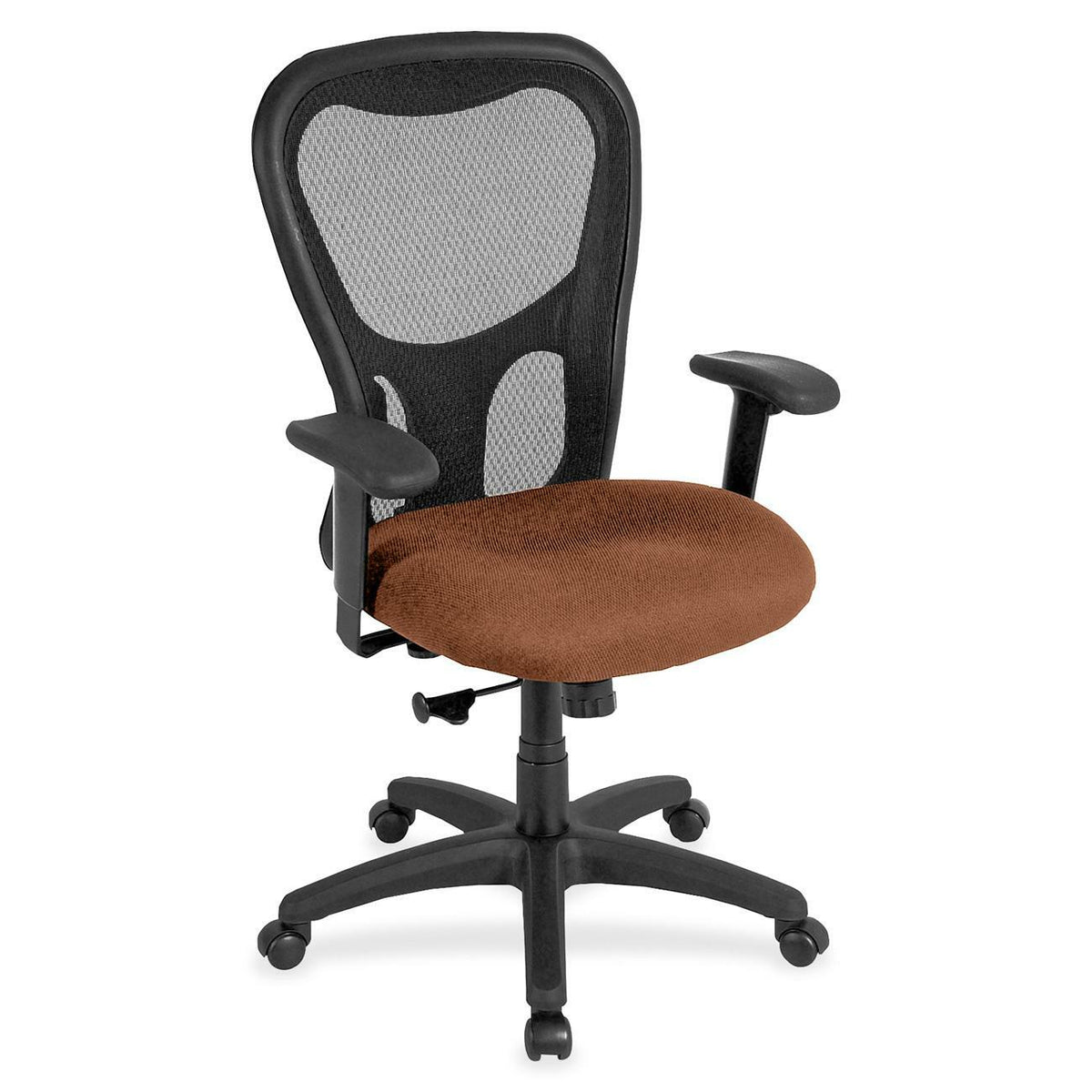 Eurotech Apollo MM9500 Highback Executive Chair - Nutmeg Seat Color - Fabric Seat Material - 5-star Base - Canyon Nutmeg