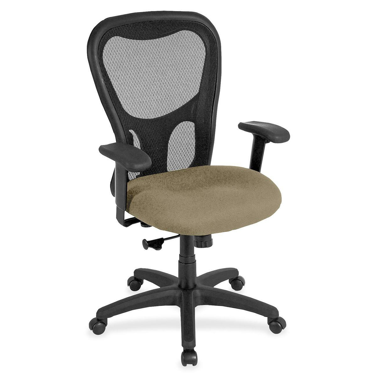 Eurotech Apollo MM9500 Highback Executive Chair - Latte Seat Color - Fabric Seat Material - 5-star Base - Expo Latte - 1