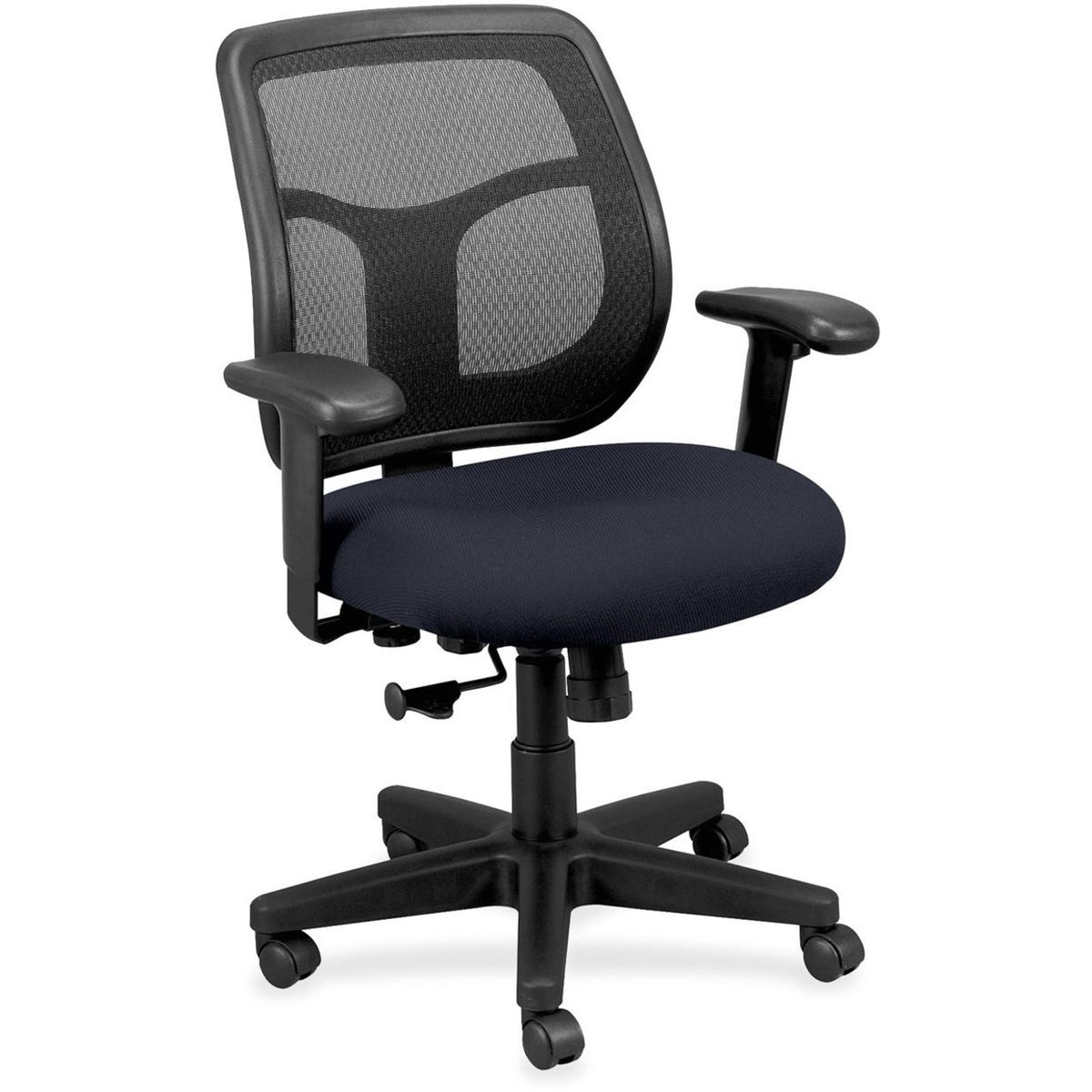 Eurotech Apollo MT9400 Mesh Task Chair - Navy Seat Color - Fabric Seat Material - Navy Back Color - 5-star Base - Perfec
