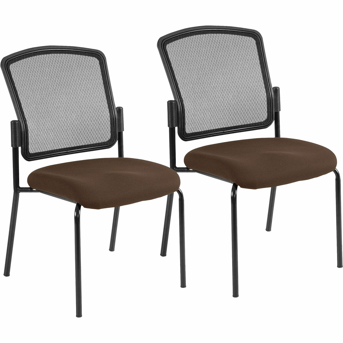 Eurotech Dakota 2 7014 Guest Chair - Mudslide Seat Color - Fabric Seat Material - Steel Frame Material - Four-legged Bas