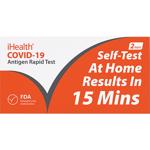 iHealth White Antigen Rapid Test 2 pk