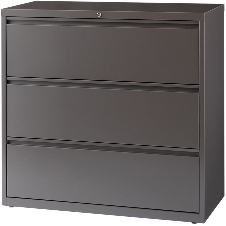 Lorell Fortress Series Lateral File - 42" Width x 18.6" Depth x 40.3" Height - 3 x Drawer(s) for File - A4, Legal, Lette