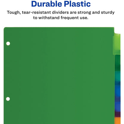 Avery® Big Tab Index Divider - 8 x Divider(s) - Write-on, Print-on Tab(s) - 8 - 8 Tab(s)/Set - 11" Divider Width x 17" D
