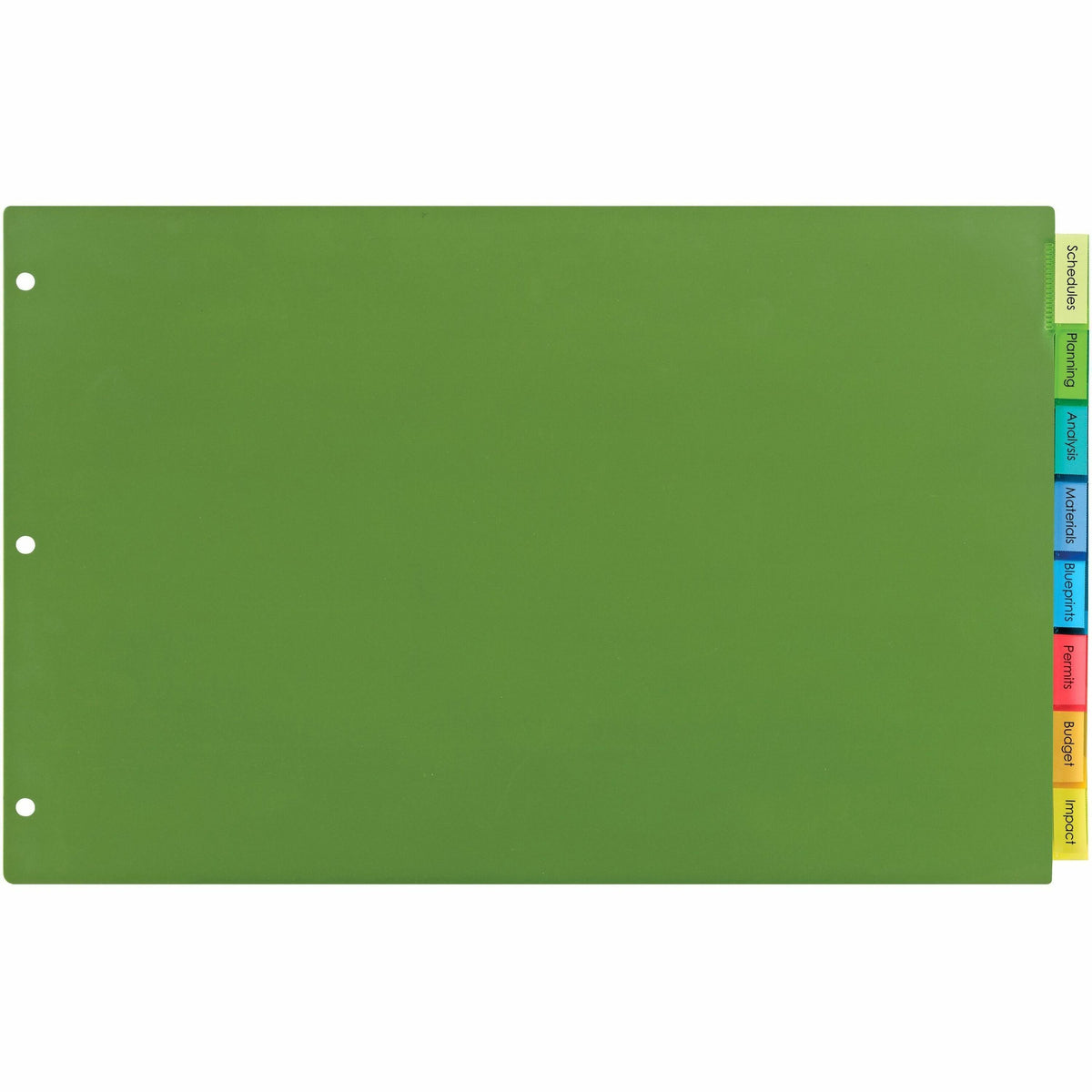 Avery® Big Tab Index Divider - 8 x Divider(s) - Write-on, Print-on Tab(s) - 8 - 8 Tab(s)/Set - 11" Divider Width x 17" D