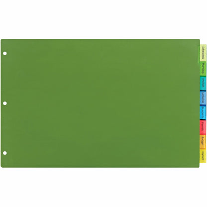 Avery® Big Tab Index Divider - 8 x Divider(s) - Write-on, Print-on Tab(s) - 8 - 8 Tab(s)/Set - 11" Divider Width x 17" D