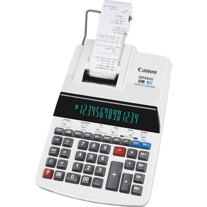 Canon MP49DII Desktop Printing Calculator - Dual Color Print - Dot Matrix - 4.8 lps - 1 Each