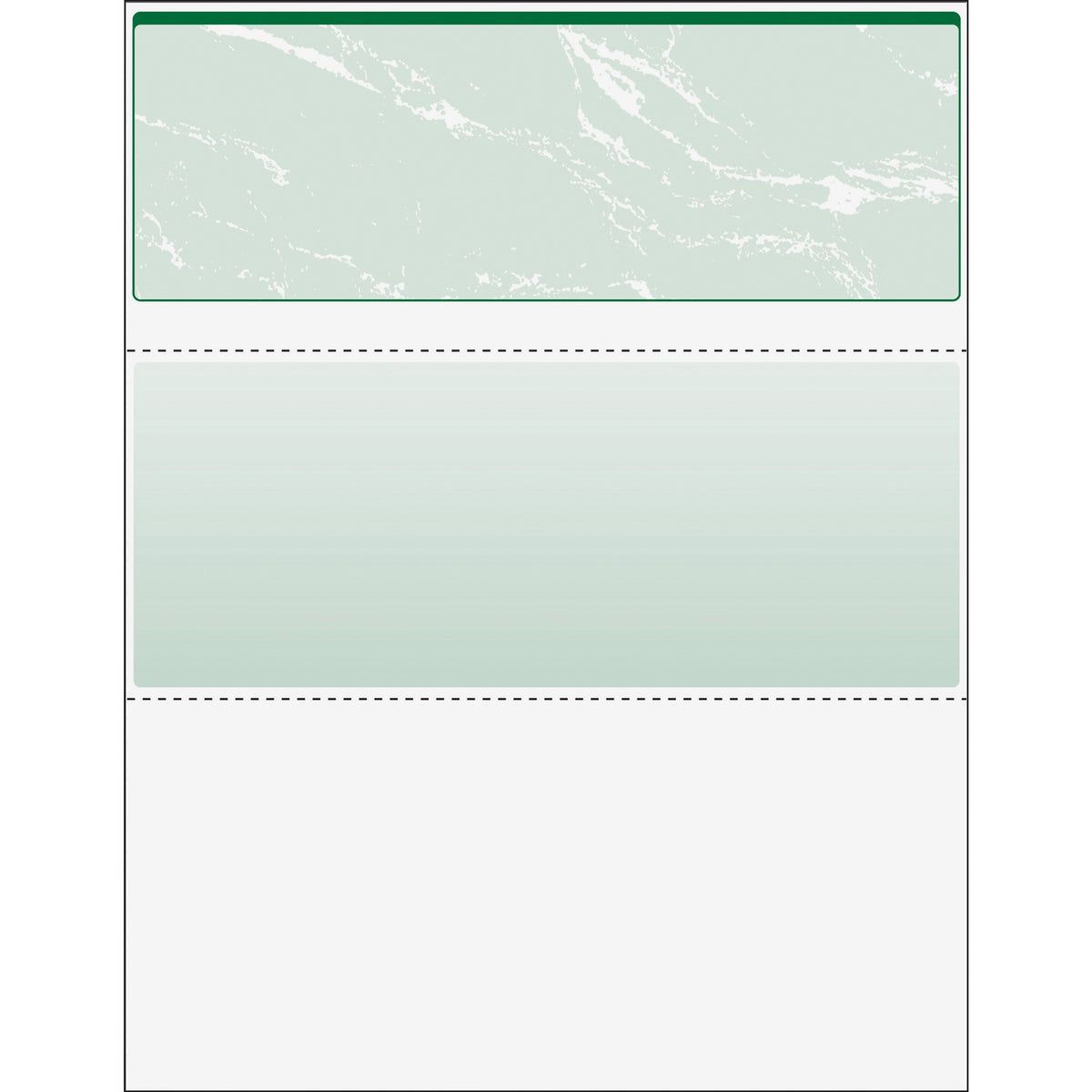 DocuGard Security Business Checks - Letter - 8 1/2" x 11" - 24 lb Basis Weight - Erasure Protection, Watermarked - Marbl