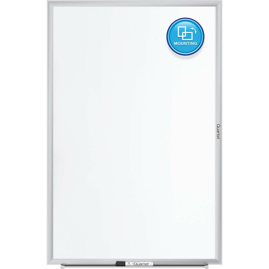 Quartet Classic Magnetic Whiteboard - 48"x 36" - 48" (4 ft) Width x 36" (3 ft) Height - White Painted Steel Surface - Si