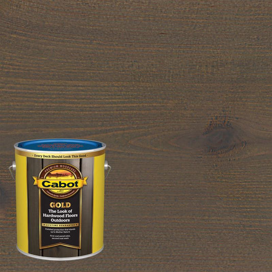 Cabot Gold Low VOC Satin Starlit Gray Deck Varnish 1 gal