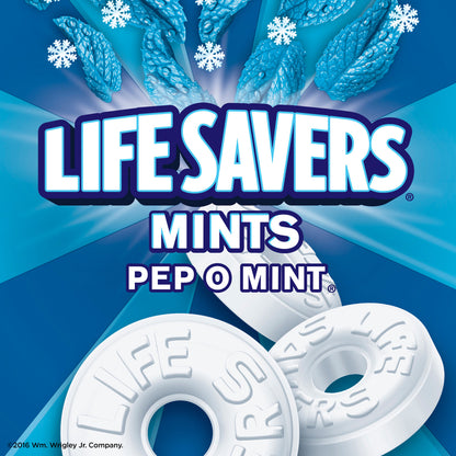 Wrigley Life Savers Peppermint Hard Candies - Peppermint - Individually Wrapped - 6.25 oz - 1 Bag
