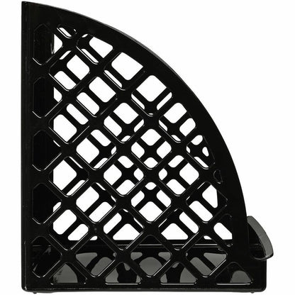 Deflecto Sustainable Office Magazine File - Black - 1 Each